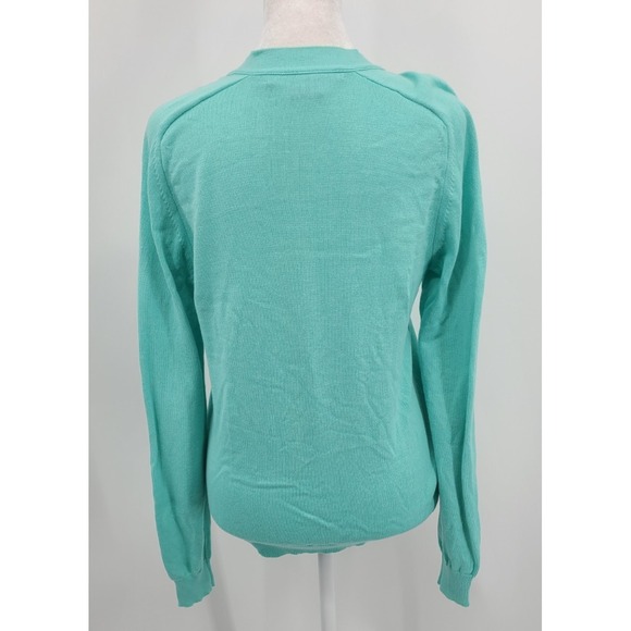 Ralph Lauren Sport Women Preppy Cardigan Large Old Money Tortoiseshell Button - Picture 6 of 13